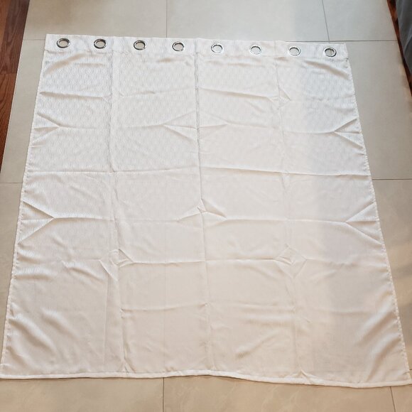 Two White Curtain Panels 61 inches - Picture 1 of 4